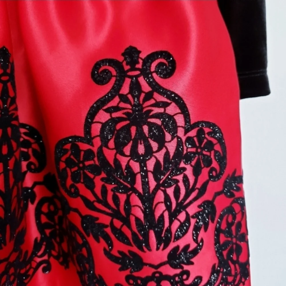 ❤️NEW! Rare Editions dress black & red 🤍18 mths